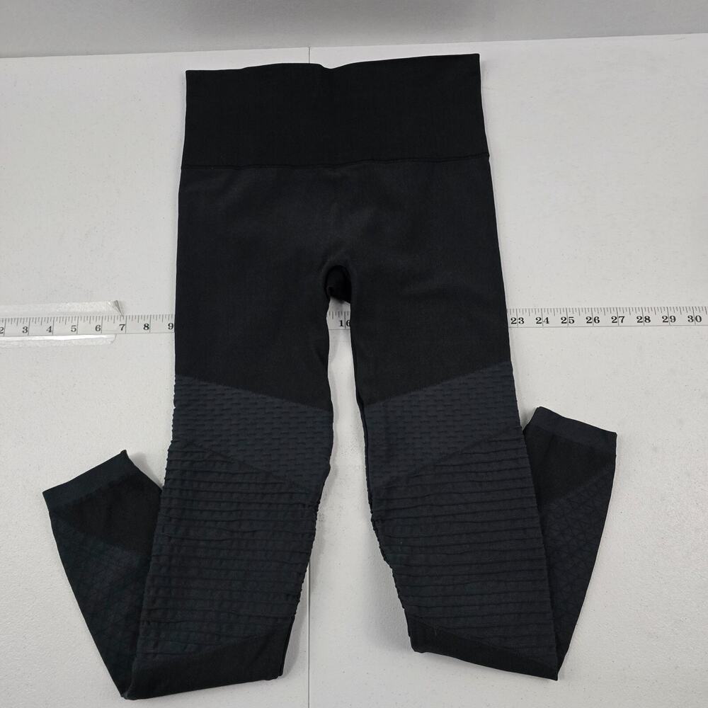 Spanx leggings gray black womens size Medium 5298